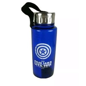 Marvel Captain America Civil War Blue Water Bottle